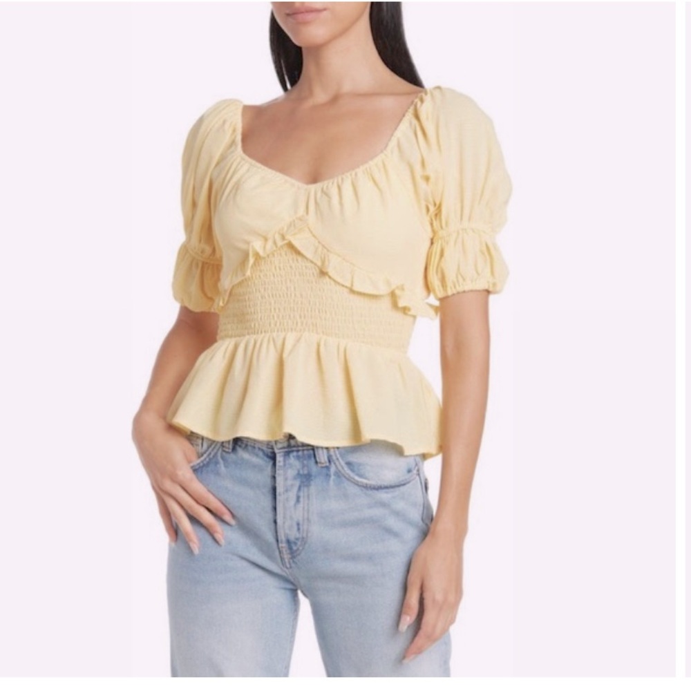 Nordstrom Yellow Top